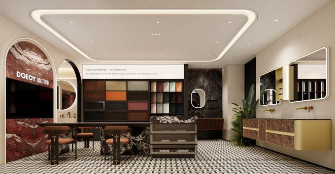 迪尔雅60㎡海派南洋风展厅亮相：以美学社交破局门店同质化重构终端体验