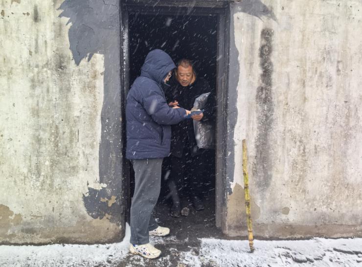 安徽霍邱：风雪映初心 温情暖蓼城